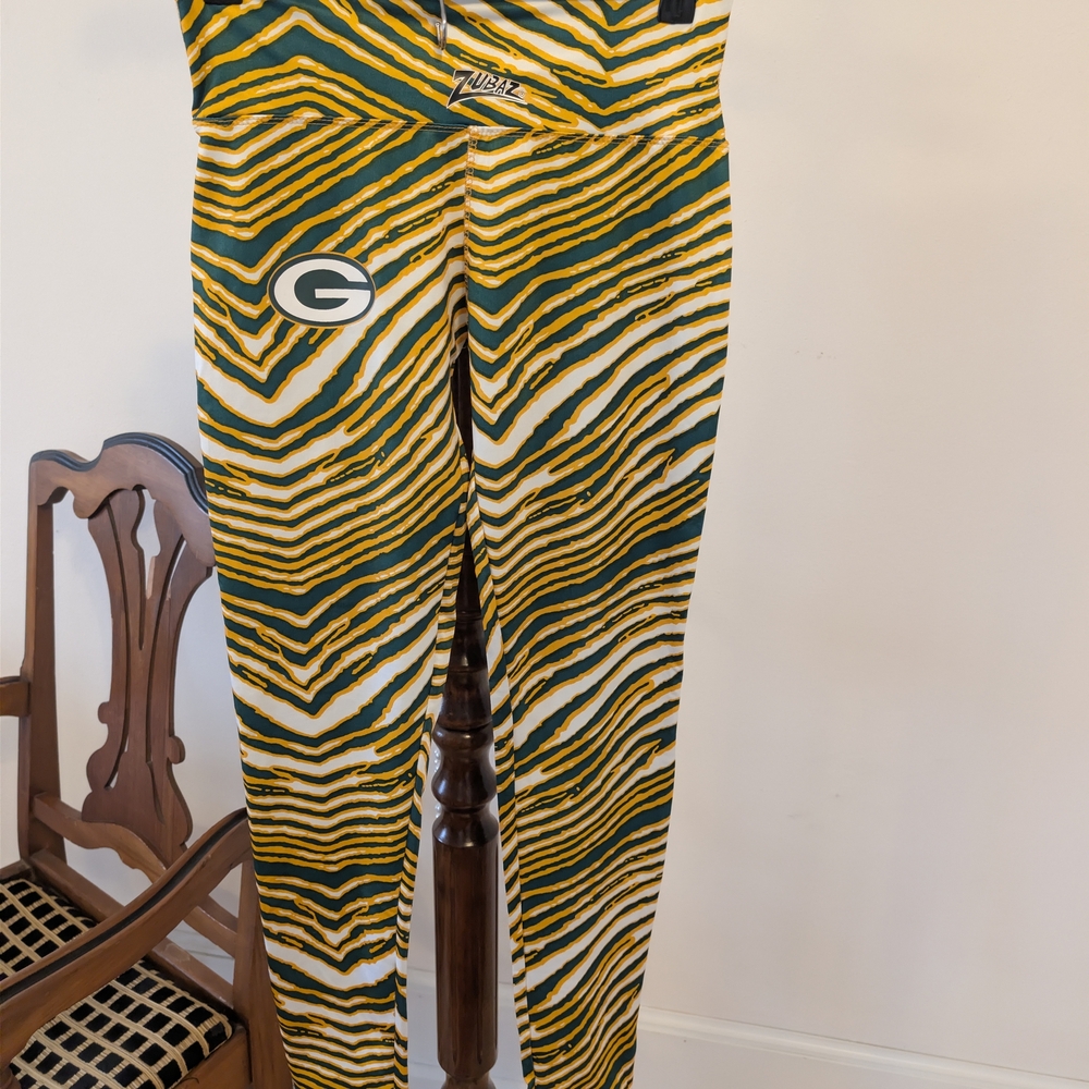 Green Bay Packers Zebra Stripe Leggings